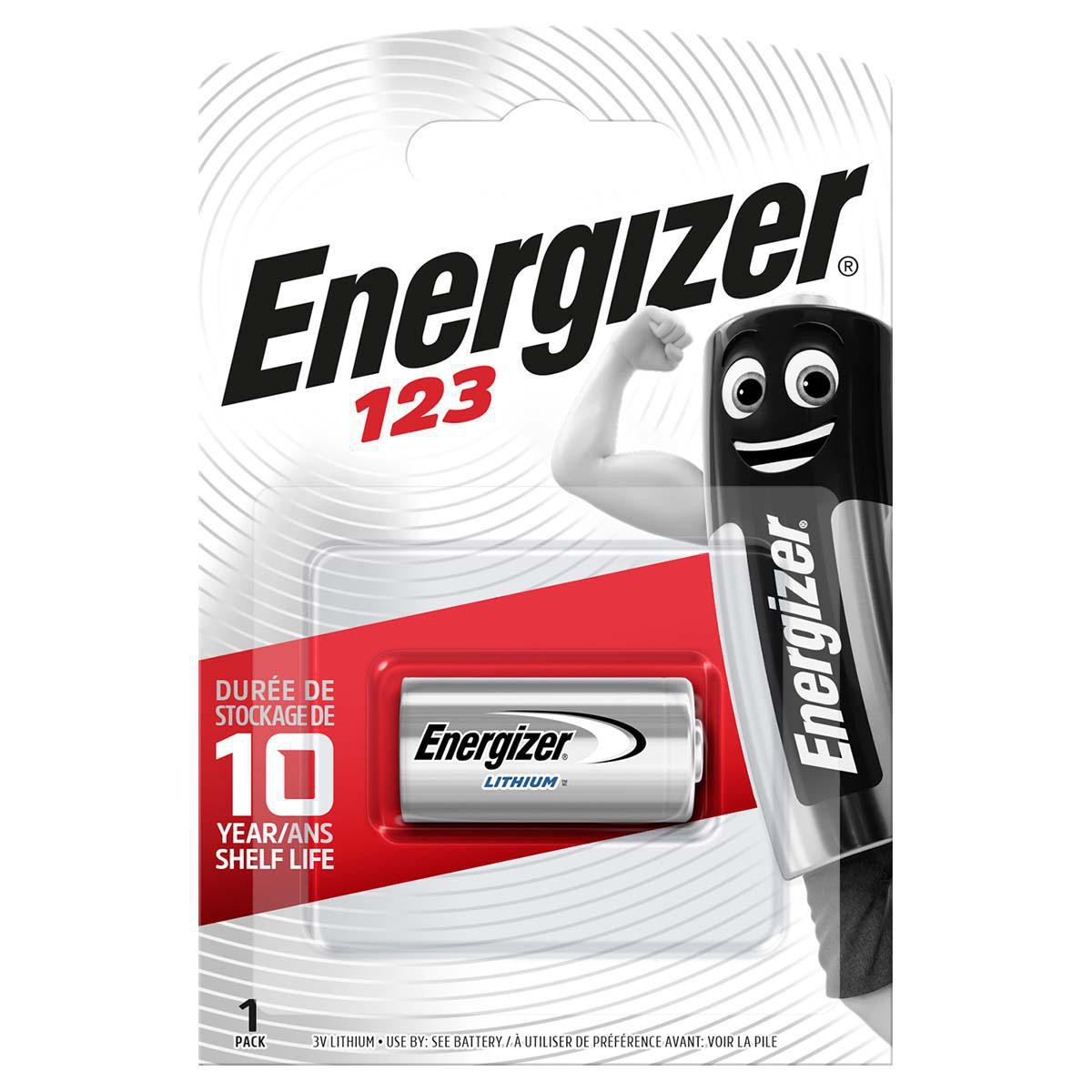 Μπαταρία Lithium Energizer CR123 3V Τεμ. 1