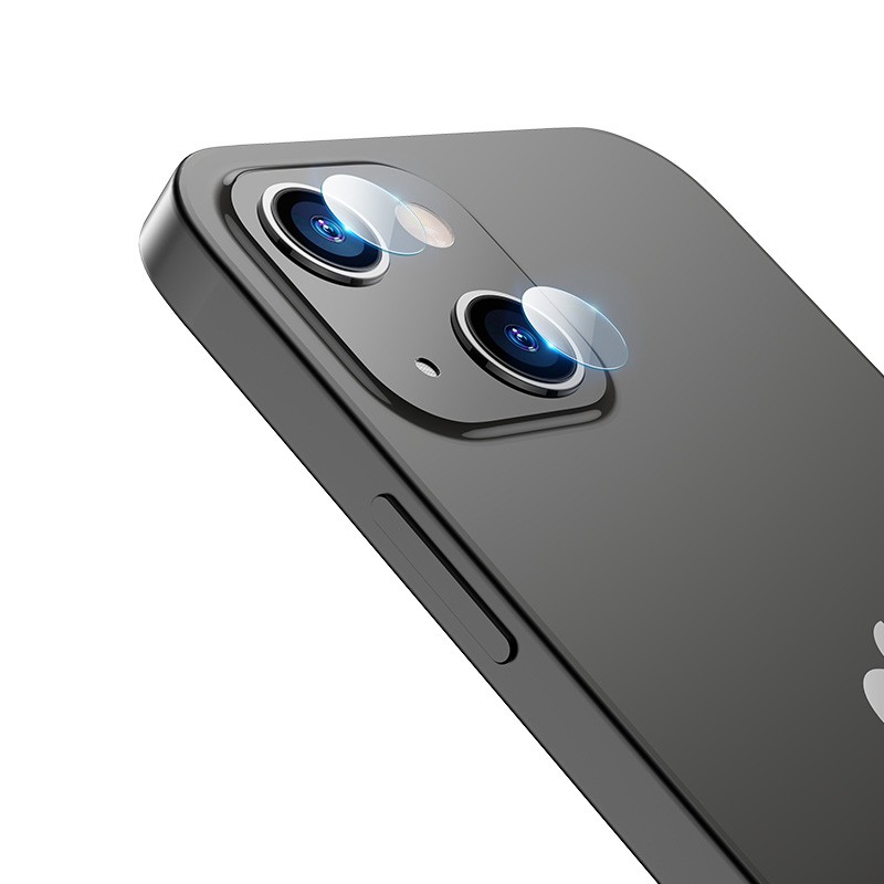 Tempered Glass Hoco V11  Film Κάμερας για Apple iPhone 13 mini Anti-Fingerprint Μαύρο