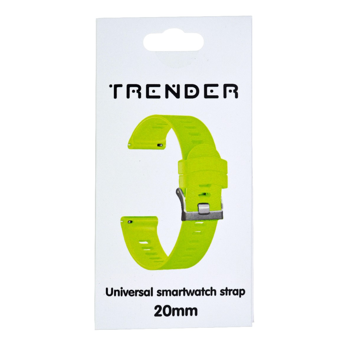 Ανταλλακτικό Λουράκι Trender TR-SL20GR Σιλικόνης 20mm Universal Πράσινο