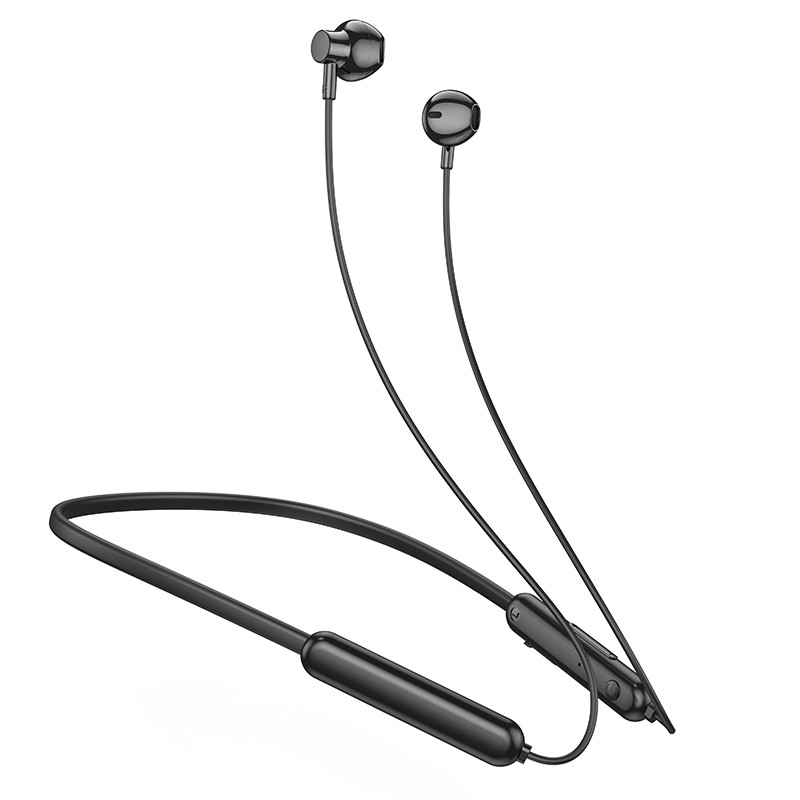 Bluetooth Hands Free Hoco ES67 Perception Magnetic Neckband v5.3 130mAh Μαύρο