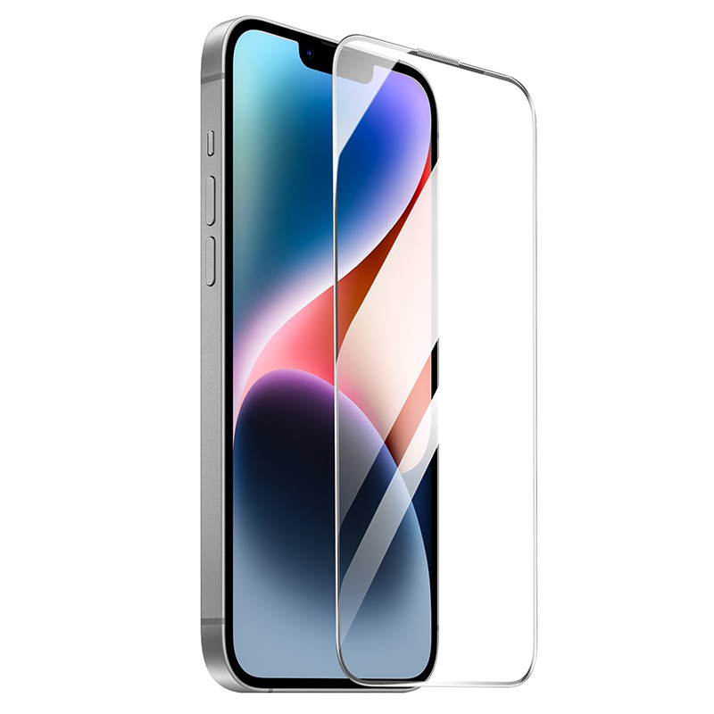 Tempered Glass Hoco Premium Series A36 Anti-Fingerprint Dustproof 0.33mm 2.5D για Apple iPhone 16 Plus 15 Plus