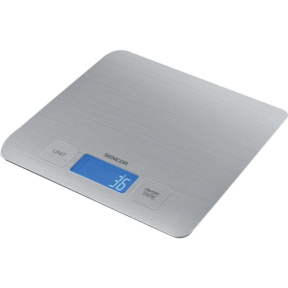 Ζυγαριά Κουζίνας 5kg Stainless Steel Sencor SKS 5400 Ασημί