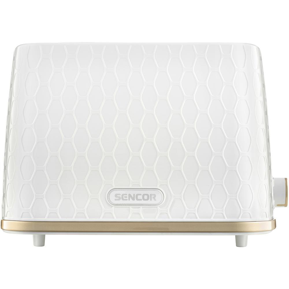Φρυγανιέρα Sencor STS 7200WH 2 Θέσεων 930W 3D Pattern Design Λευκή