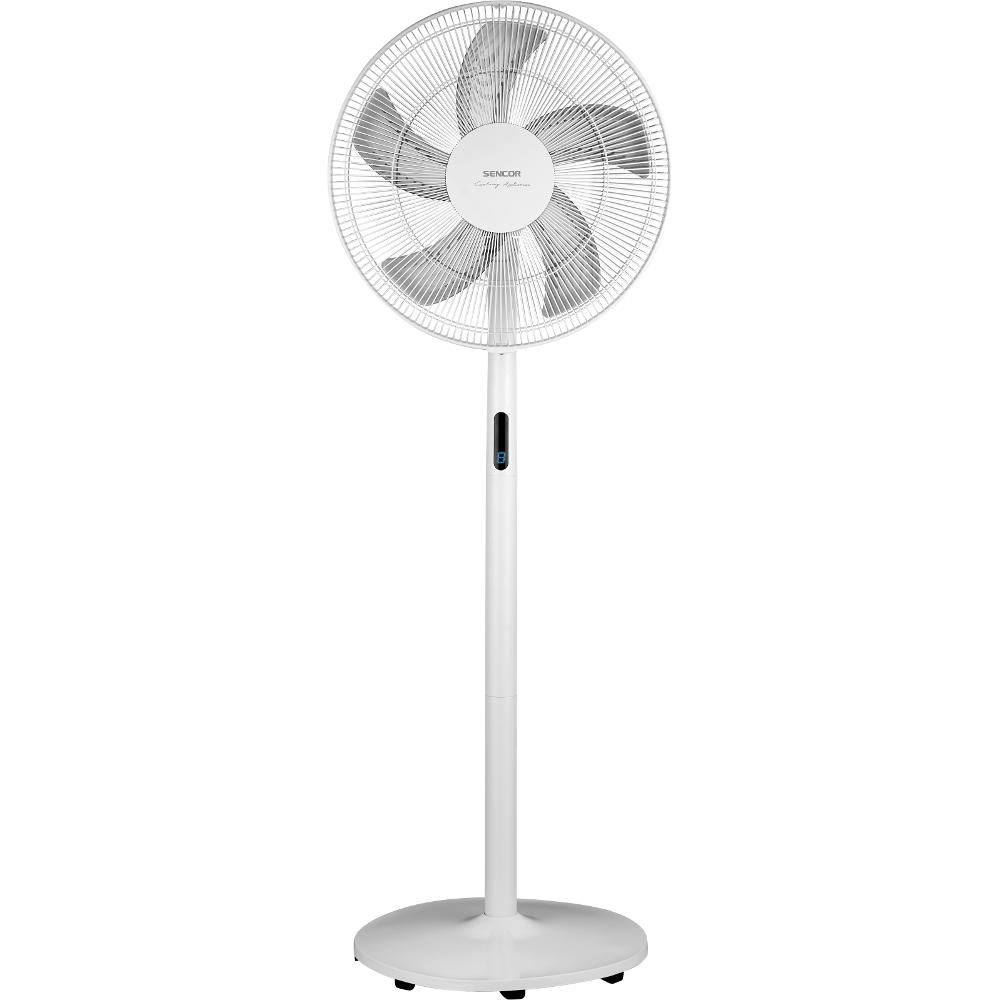 Ανεμιστήρας Δαπέδου Sencor SFN 4070WH 48W 3 σε 1 8 Ταχυτήτων Διαμέτρου 40cm και Χειριστήριο Λευκός