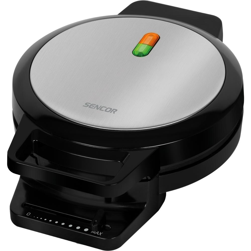 Βαφλιέρα Sencor SWF 1010BK 1000W με Θέσεις για 5 Βάφλες και Έλεγχο Θερμοκρασίας