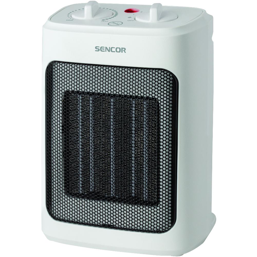 Κεραμικό Αερόθερμο Δωματίου Δαπέδου Sencor SFH 7600WH 2000W Λευκό