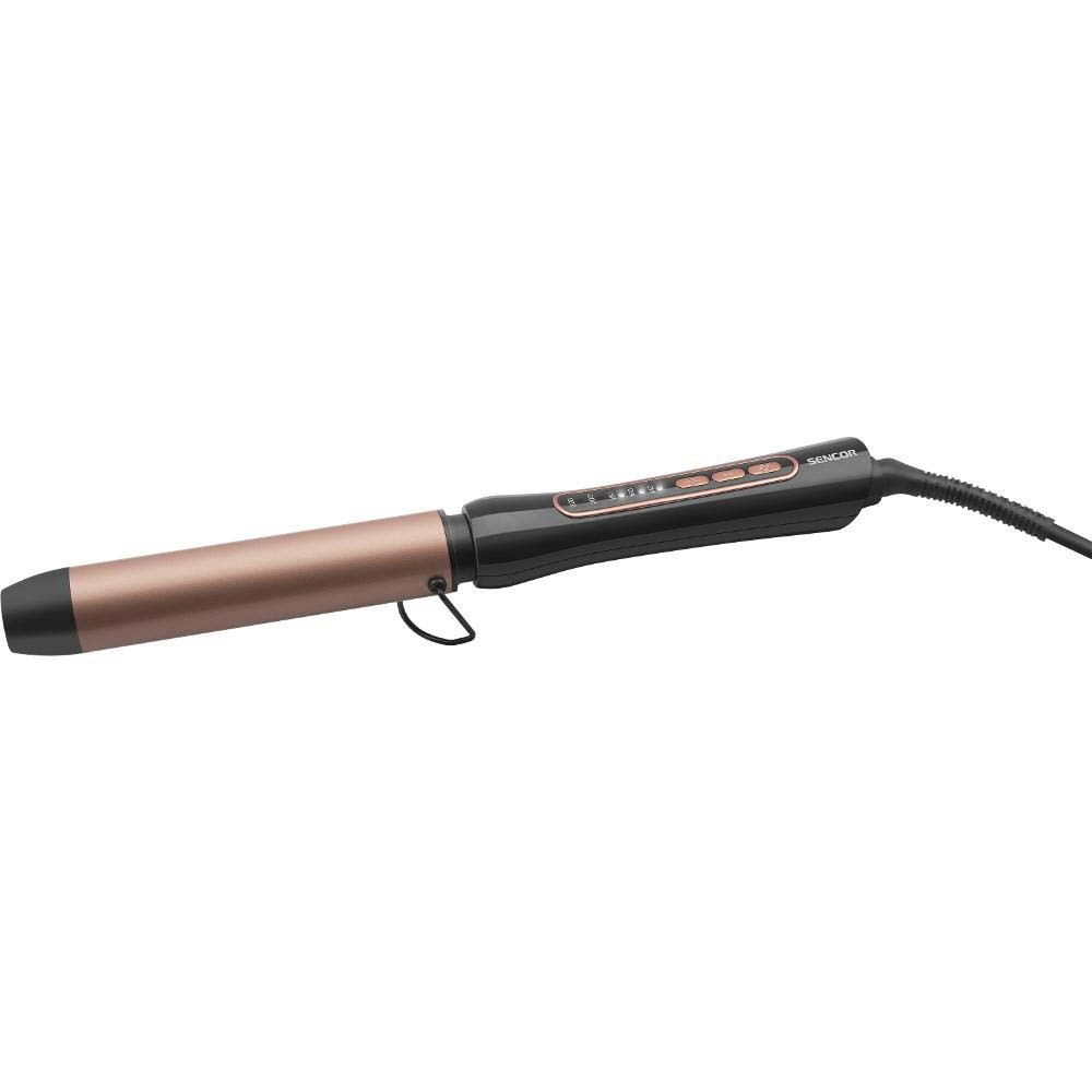 Ψαλίδι Μαλλιών Sencor SHS 0920BK 62W Keratin 33 mm με 5 Ρυθμίσεις Θερμοκρασίας και LED Ένδειξη Λειτουργίας Μαύρο