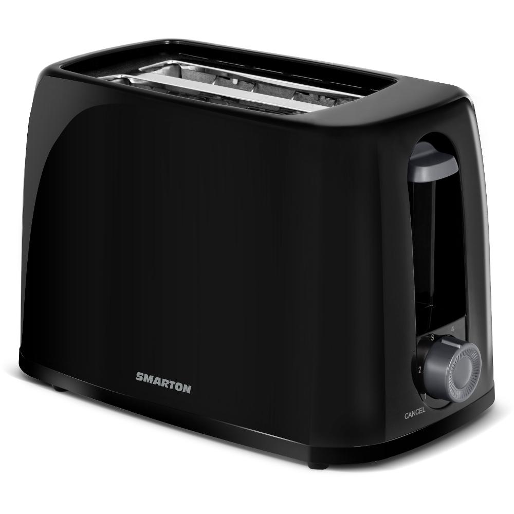 Φρυγανιέρα Smarton TS 300 2 Θέσεων 650W Μαύρο/Γκρι