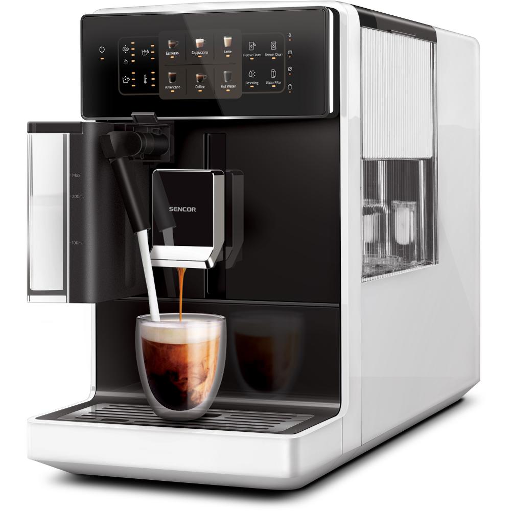 Μηχανή Espresso Sencor SES 9301WH 19Bar με LED Πάνελ Λειτουργίας Λευκή