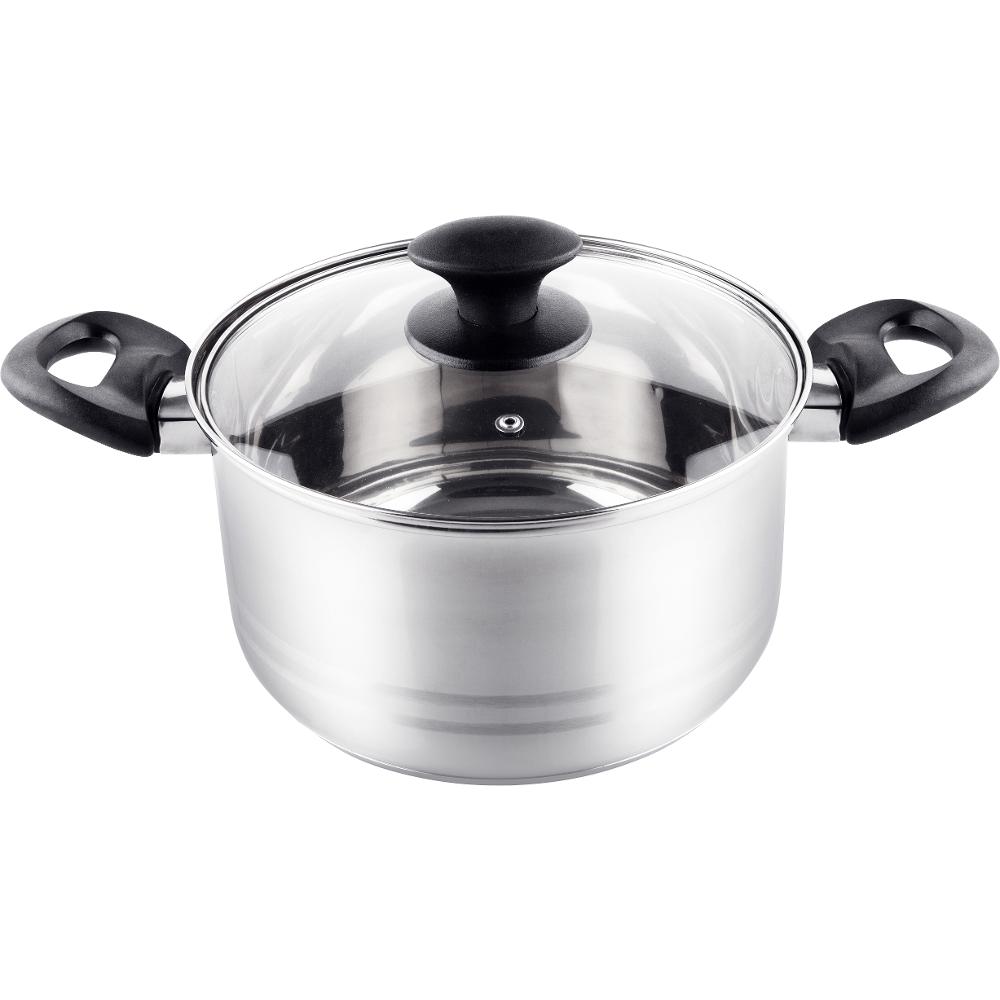 Κατσαρόλα LEGER SS 20x11,5cm 3,5lt Stainless Steel Lamart LTB2011 Ασημί