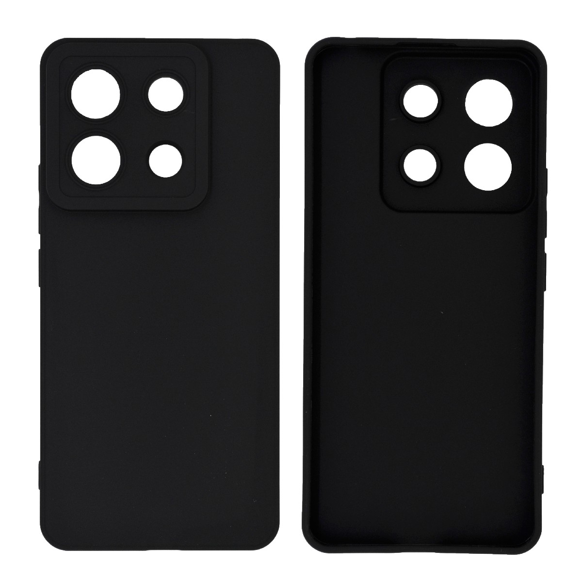 Θήκη TPU Ancus για Xiaomi Redmi Note 13 Pro 5G Redmi Note 14s Poco M6 Pro Μαύρο