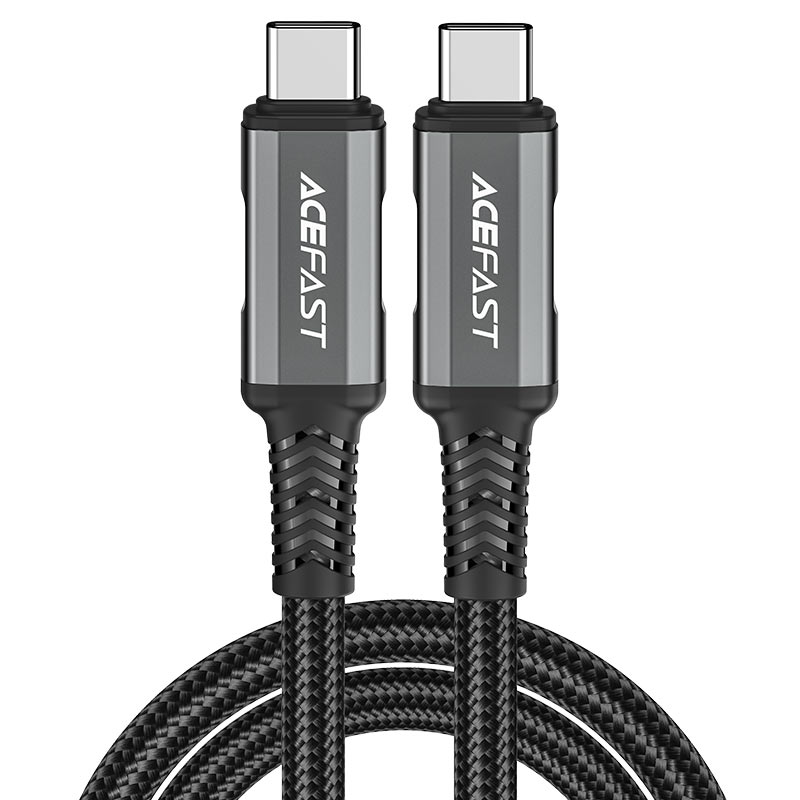 Καλώδιο Acefast C1-09 USB-C σε USB-C PD240W 40Gbps Data Transfer 4K Screem Support Μαύρο 1.2m