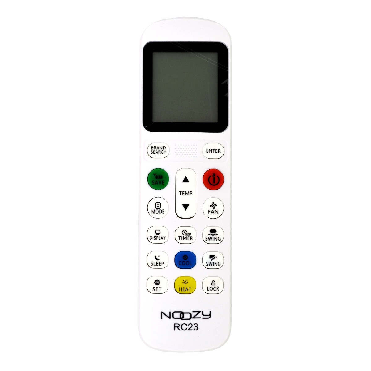 Τηλεχειριστήριο Universal Noozy RC23 για Κλιματιστικά με Λειτουργία Κλειδώματος για Παιδιά και Φωτιζόμενη Οθόνη