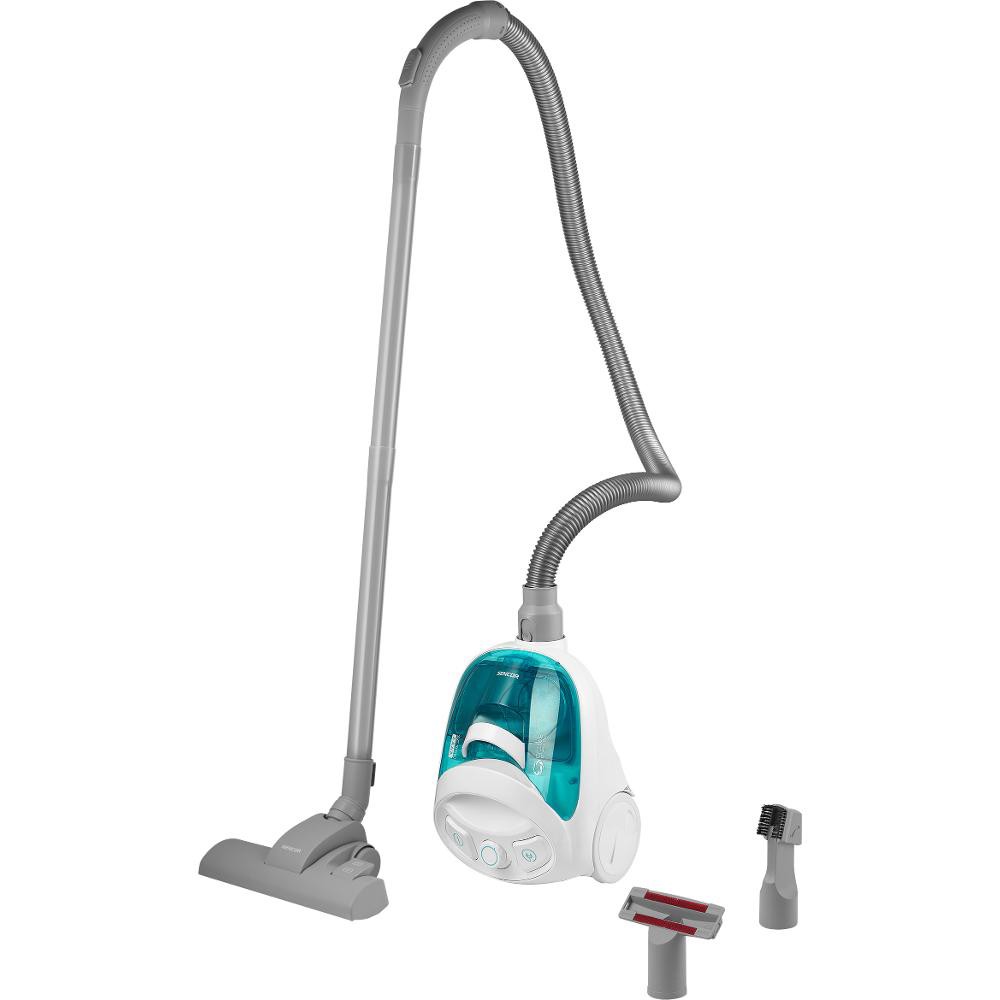 Ηλεκτρική Σκούπα Sencor SVC 1015TQ 3AAA 800W Χωρίς Σακούλα White/Blue