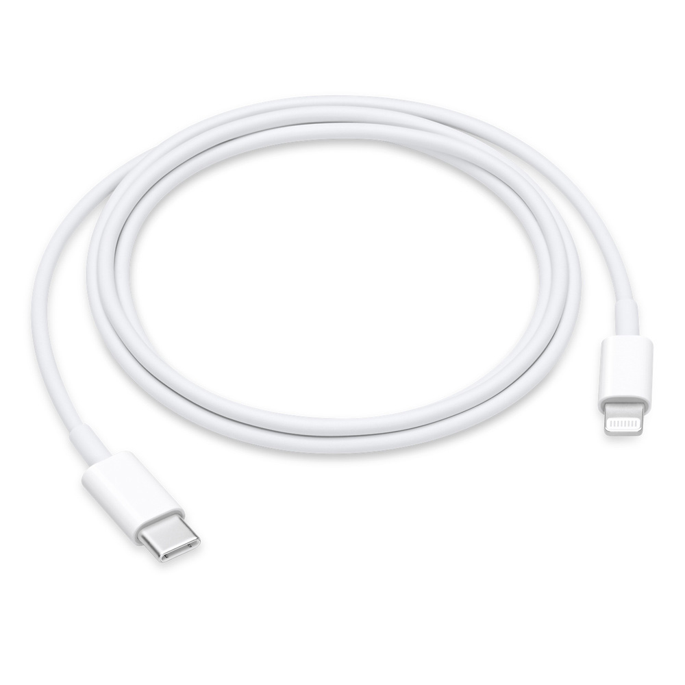 Καλώδιο Σύνδεσης Leki Orange Concept USB-C σε Lightning  Λευκό 1m