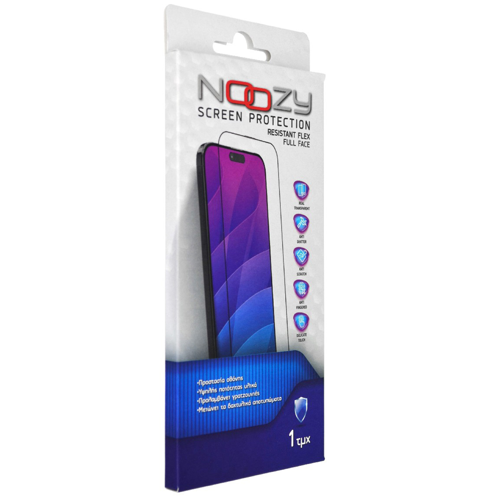 Tempered Glass Noozy Full Face Resistant Flex 9H για Xiaomi Redmi Note 13 4G