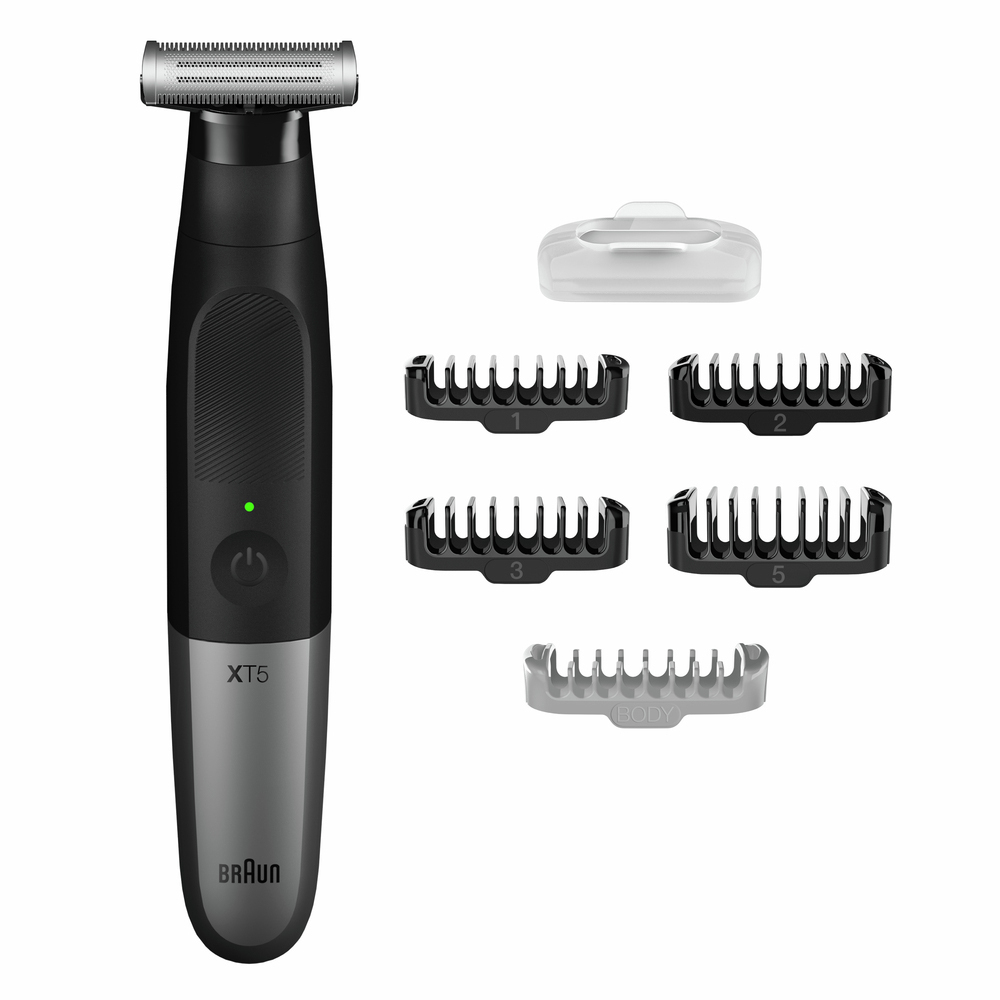Επαναφορτιζόμενο Trimmer Braun XT5110  Κατάλληλo για Πρόσωπο και Σώμα 5+1 4D