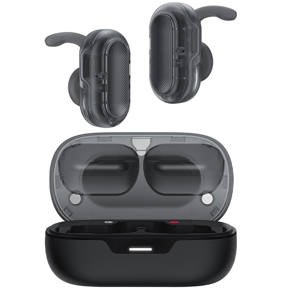 Wireless Earphones Hands Free Acefast FA003 TWS v5.3 550mAh 8hr Λειτουργίας 4-Mic ENC Τεχνολογία IPX4 και Ασύρματη Φόρτιση Μαύρα