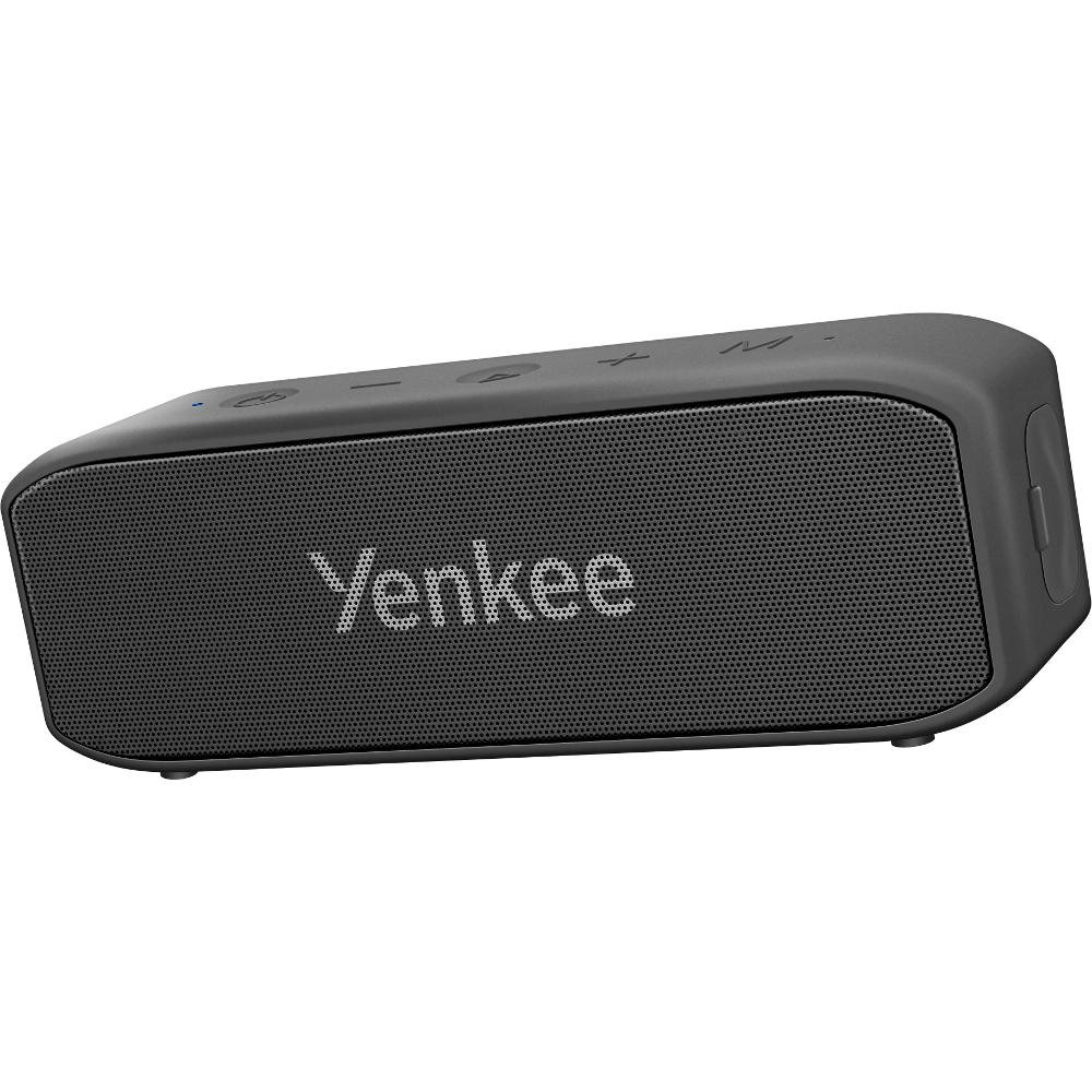 Φορητό Ηχείο Wireless Yenkee YSP 3010BK Mini BT v5.3 TWS 2400mAh 20W με USB-C SD CARD  3.5mm Μαύρο