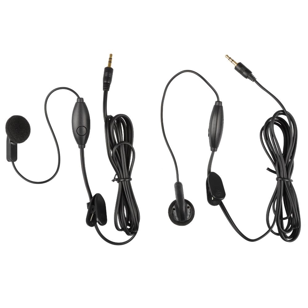 Σετ 2 Τεμ. Hands Free Sencor HFS με Μικρόφωνο, 2.5mm Jack για Walkie Talkie Συμβατά με Sencor και Motorola