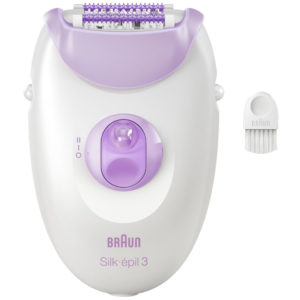 Μηχανή Αποτρίχωσης για το Σώμα BRAUN SE3-000 Silk Epil 3 20 Τσιμπίδων με Άκρες SoftLift και SmartLight Ιδανική και για Ευαίσθητες Περιοχές