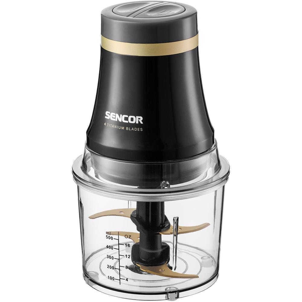 Πολυκόπτης Multi Sencor SCB 4000BK 400W με Δοχείο 1L me 4 Λεπίδες Τιτανίου