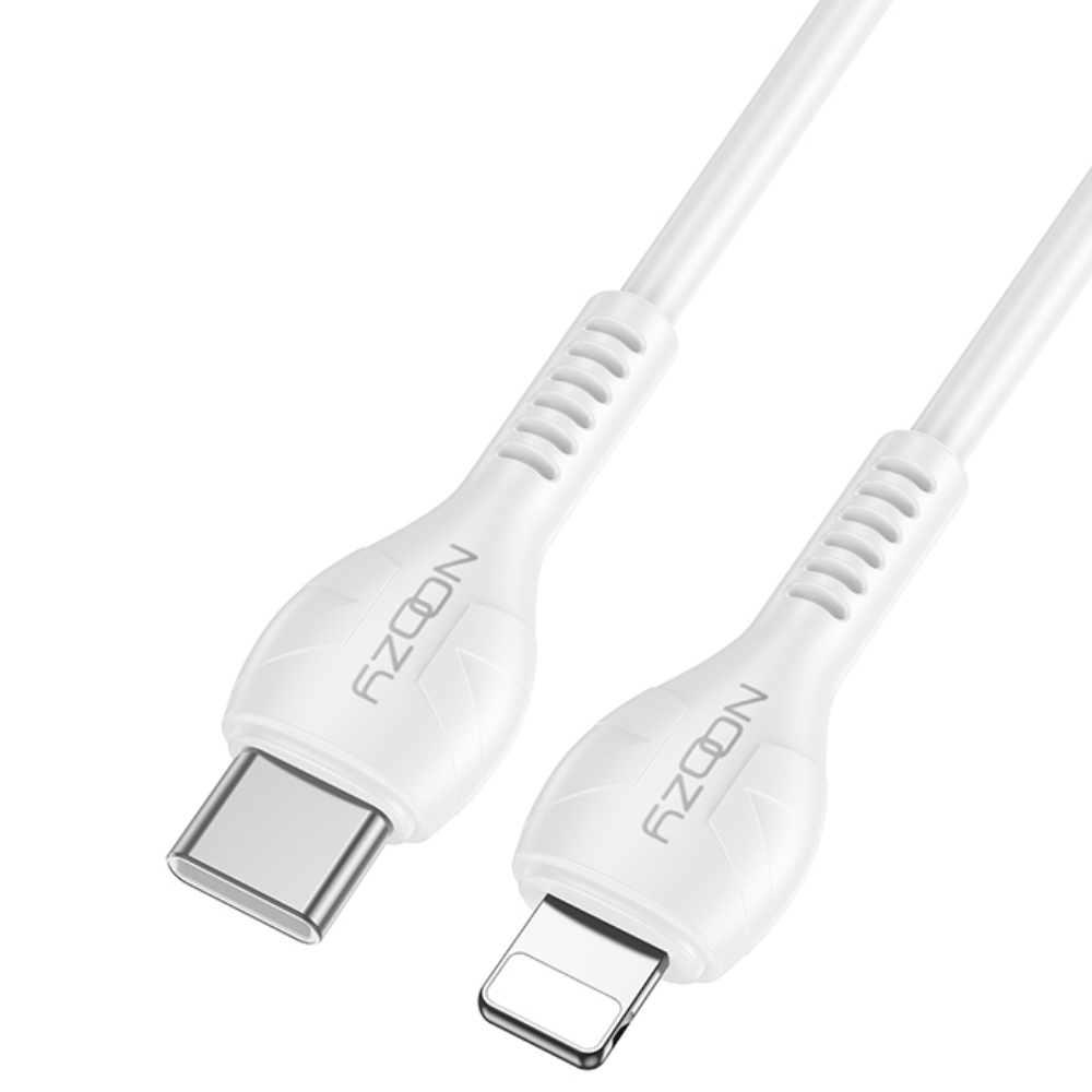 Καλώδιο Σύνδεσης και Φόρτισης A45 Power USB-C σε Lightning Fast Charging 30W 3A Λευκό 1m