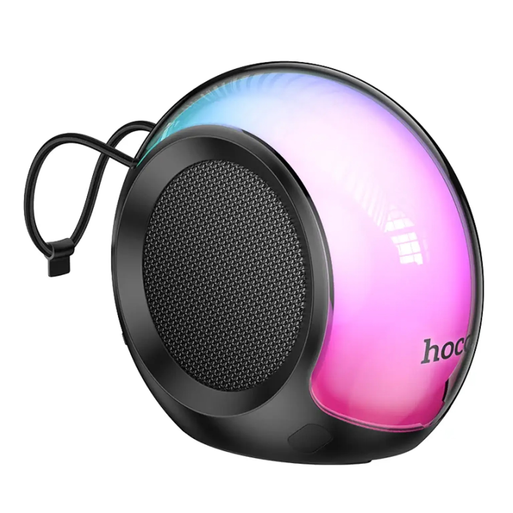 Φορητό Ηχείο Wireless Hoco. DS65 v5.4 1500mAh 10W με FM TF Card AUX και Φωτισμό Μαύρο