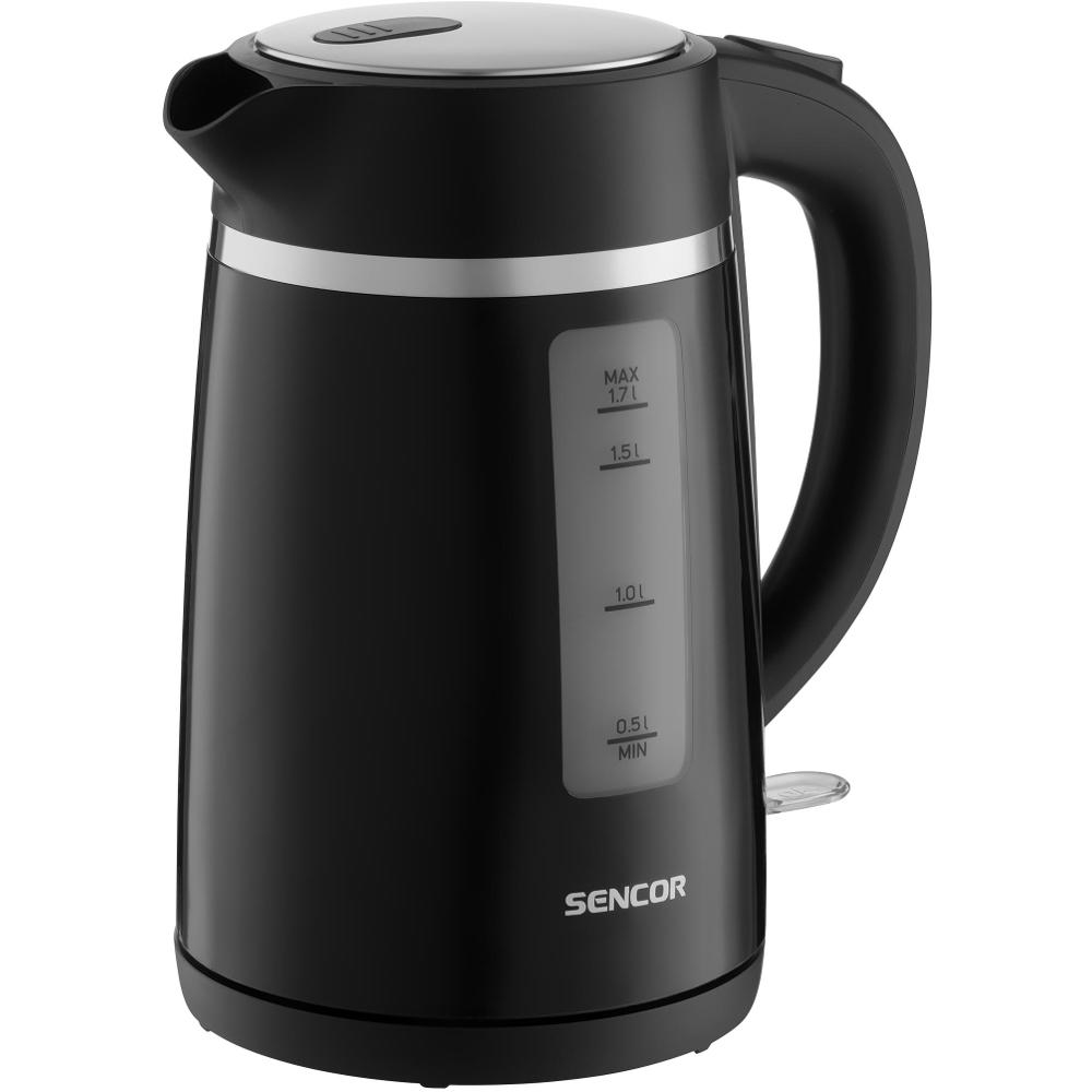 Βραστήρας Sencor SWK 2710BK Ηλεκτρικός 1.7L με Πιστοποίηση Ασφαλείας STRIX Μαύρος