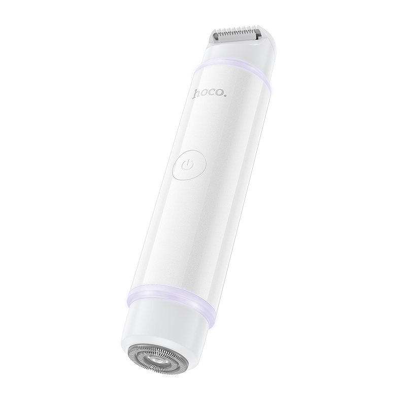 Hoco HP81 Επαναφορτιζόμενο Ladies Shaver 2 σε 1 6000rpm 400mAh IPX6 Κατάλληλο για Χρήση σε όλο το Σώμα Λευκό