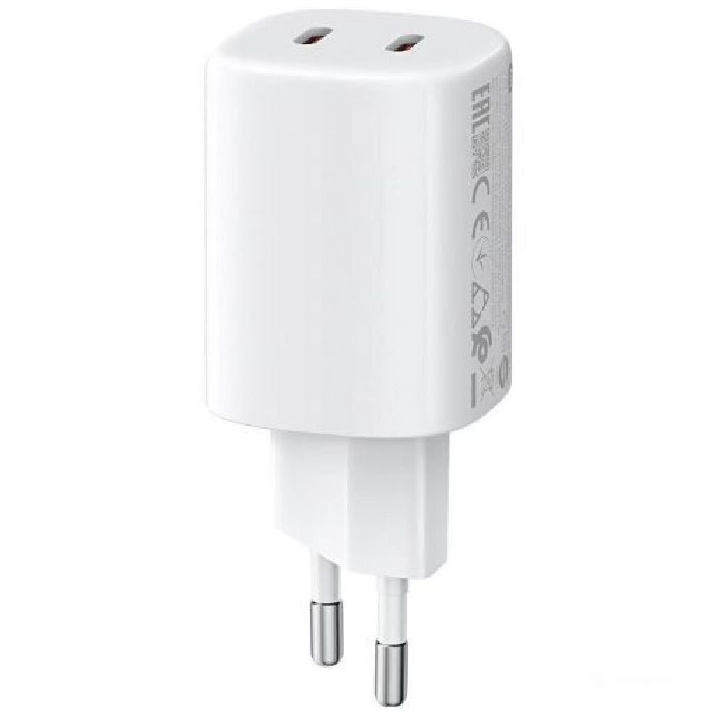 Φορτιστής Ταξιδίου Xiaomi BHR087OEU Nano Turbo PD 45W με 2xUSB-C Λευκός