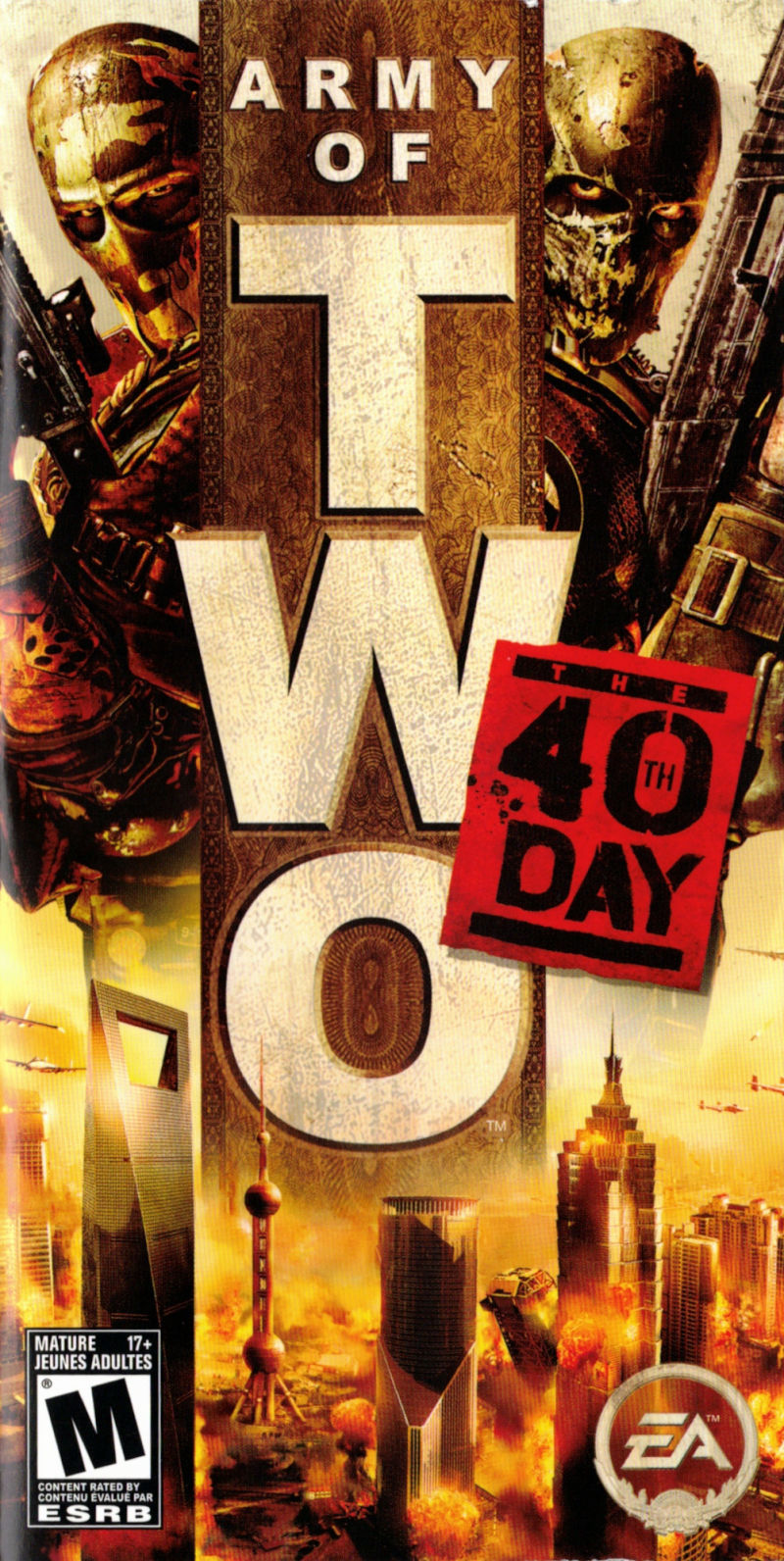 ARMY OF TWO: 40 DAY PSP