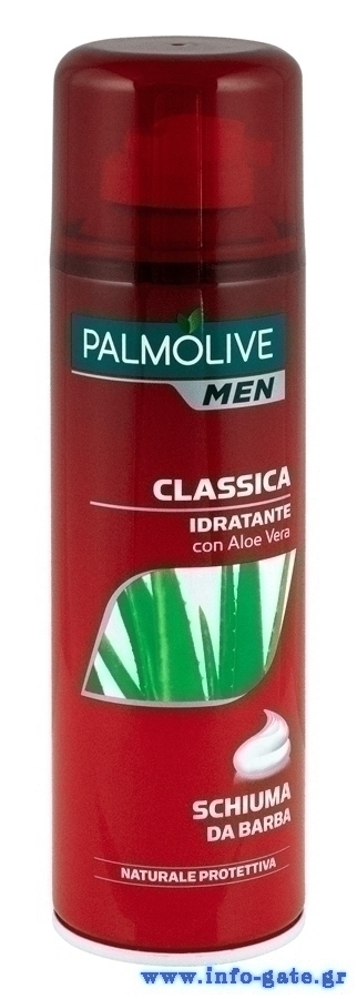 PALMOLIVE MEN αφρός ξυρίσματος Classic, με εκχύλισμα αλόη βέρα, 300ml