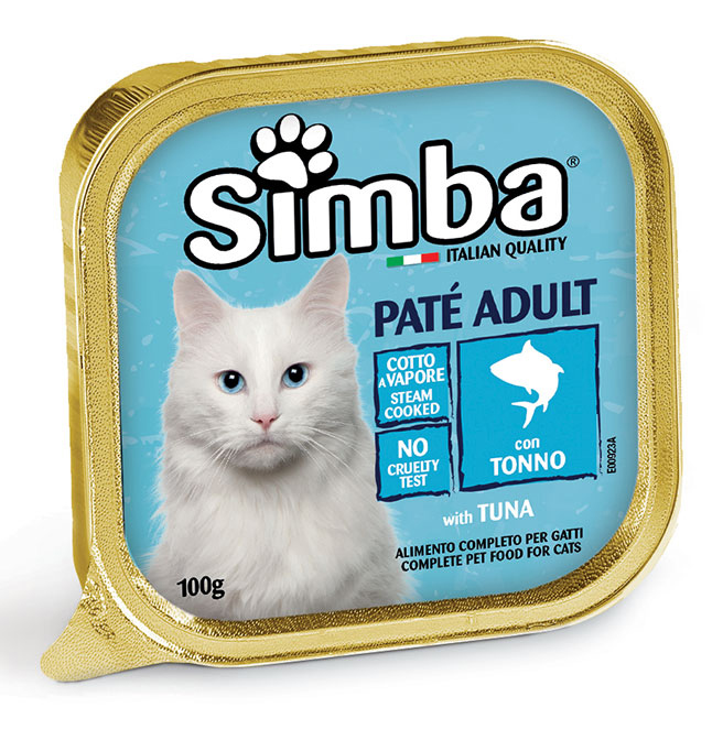 SIMBA κονσέρβα για γάτες με πατέ τόνου, 100g