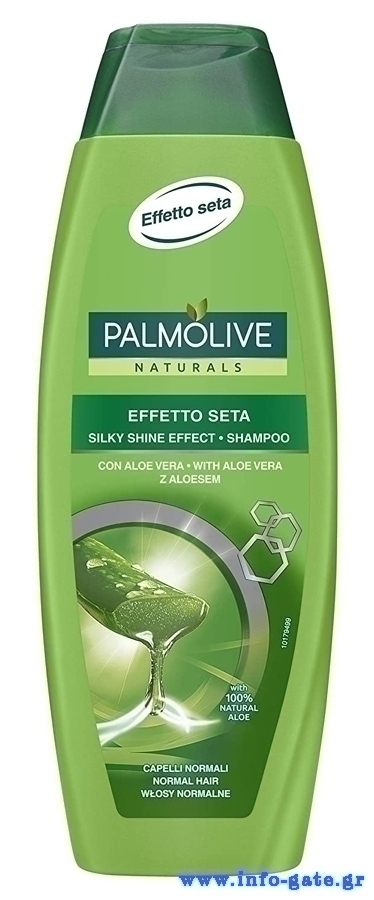 PALMOLIVE σαμπουάν Naturals, Silky shine effect, 350ml