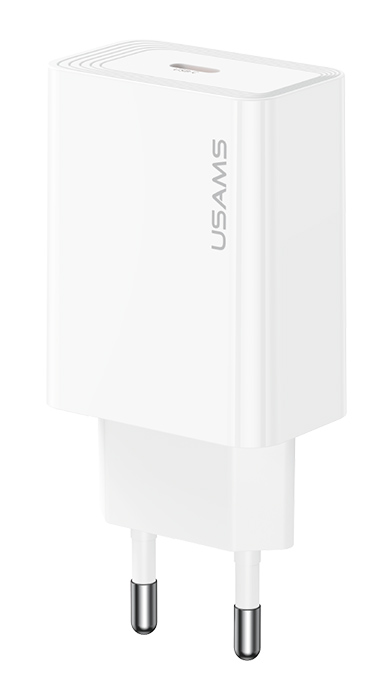 USAMS φορτιστής τοίχου CC325, USB-C, 20W, λευκός