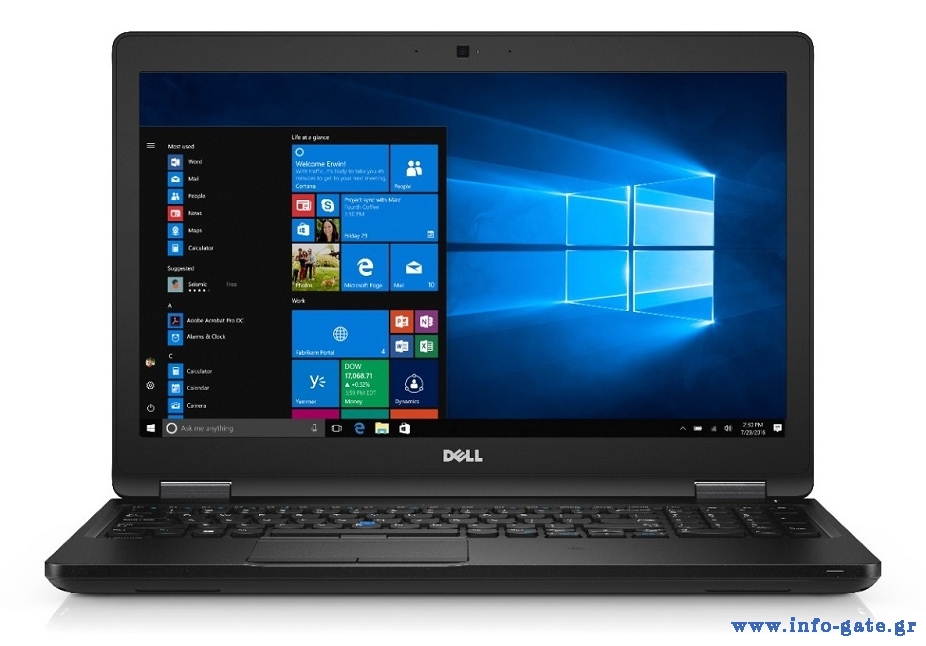 DELL Laptop Latitude 5580, Refurbished Grade B, i5-6440HQ, 8/256GB M.2, 15.6