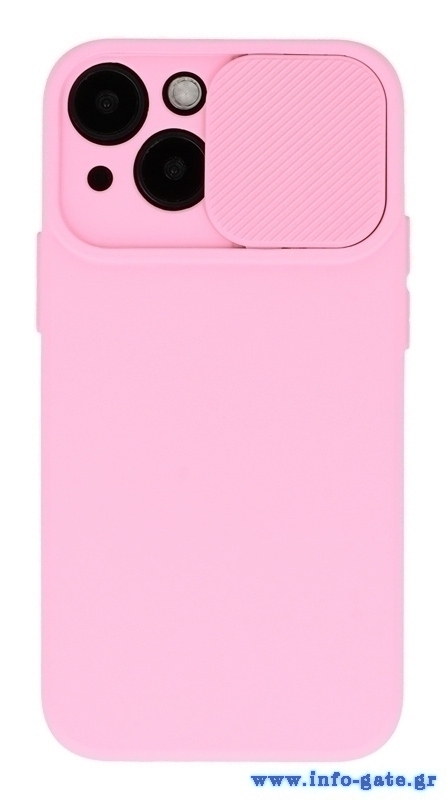 Αξεσουάρ κινητών: POWERTECH Θήκη Camshield Soft MOB-1788 για iPhone 13, ροζ