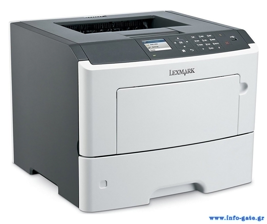 LEXMARK used Printer MS610DN, mono, laser, με toner & drum