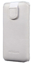 Θήκη Protect Ancus για Apple iPhone SE/5/5S/5C Old Leather Λευκή
