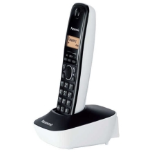 Ασύρματο Ψηφιακό Τηλέφωνο Panasonic KX-TG1611GRW Μαύρο-Λευκό με Αναγνώριση Κλήσης, Λειτουργία Αφύπνισης και Φωτιζόμενη Οθόνη