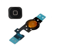 Σετ Κεντρικού Πλήκτρου Apple iPhone 5C Μαύρο OEM Type A