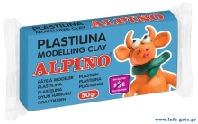 ALPINO πλαστελίνη 088DP00006101, χωρίς γλουτένη, 50γρ, μπλε