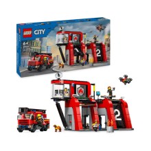 LEGO City: Fire Station with Fire Truck Playset (60414)