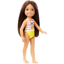 Mattel Barbie: Club Chelsea Beach Doll with Brown Hair (JBG72)