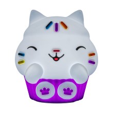 Paladone SquishyGlo: Gabby' s Dollhouse - Cakey Cat Silicone Light Rechargeable (PP14083GDH)