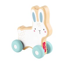 Fisher-Price: Wooden Push-Along Bunny (JDM52)