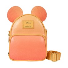 Loungefly Disney: Mickey Mouse Glitter Convertible Mini Backpack & Crossbody Bag (WDTB3327)
