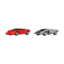 Mattel Hot Wheels: Premium Car Culture - Lamborghini Countach LP5000 QV & Lancia Stratos Zero (JBL02)