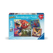 Ravensburger: Marvel Spiderman - Puzzle (3x49pcs) (12004115)